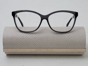 Jimmy Choo 105 J3k Cat Eye Lightweight Eyeglasses Frames Glitter Detail | Italy
